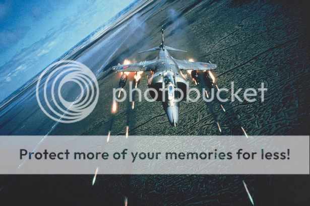 RAFHarrierpicturedin1982TheRAFHarriersat