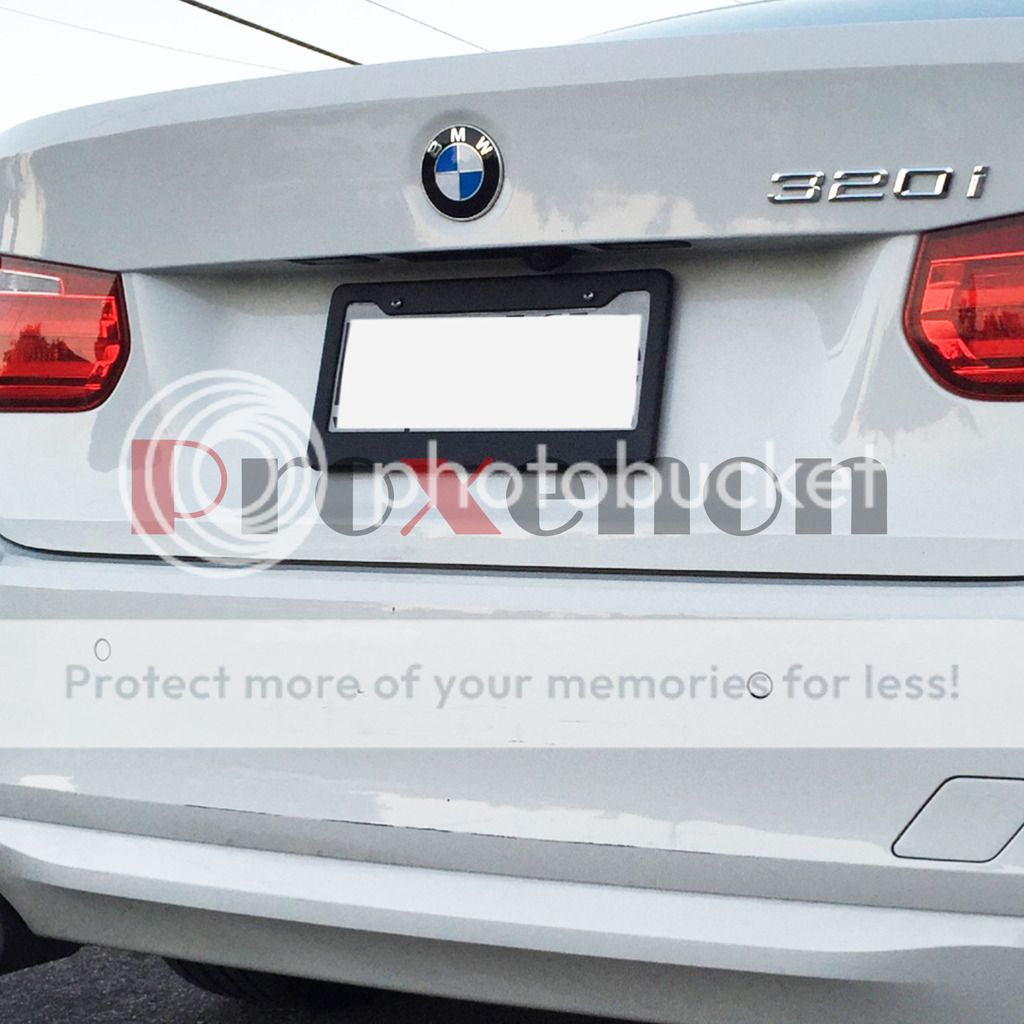 2Pc JDM Style Universal MATTE BLACK LICENSE PLATE FRAME HOLDER Go35