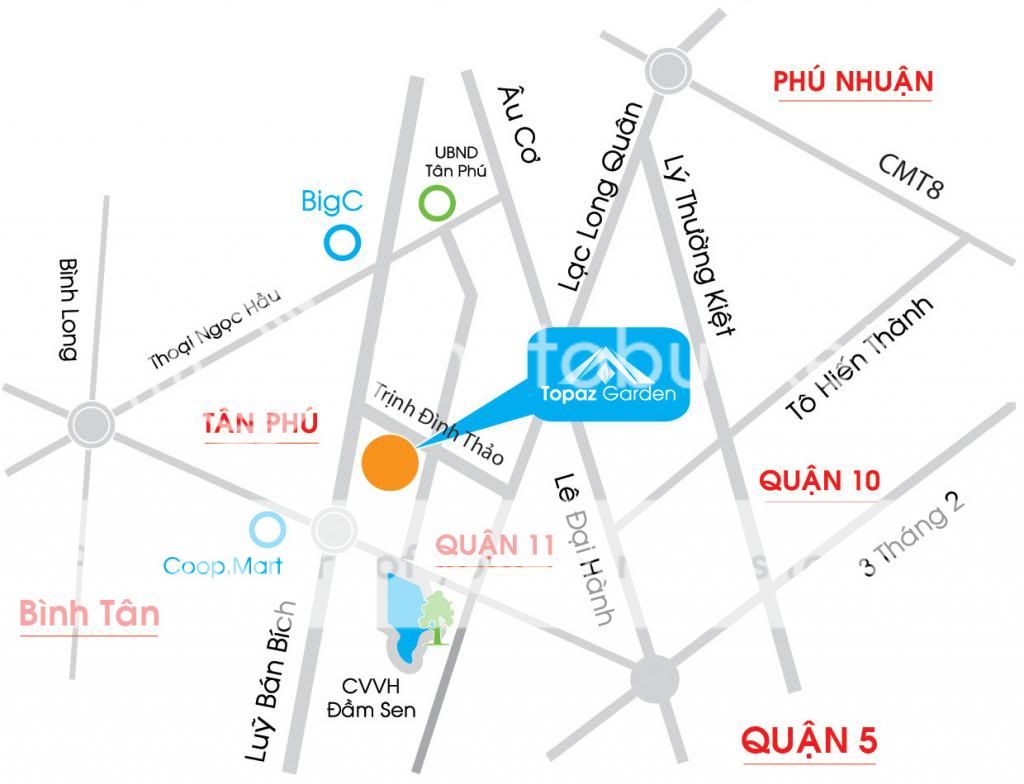 Căn hộ topaz garden - trung tâm 3 quận giá chỉ 12,8tr/m2 - 1