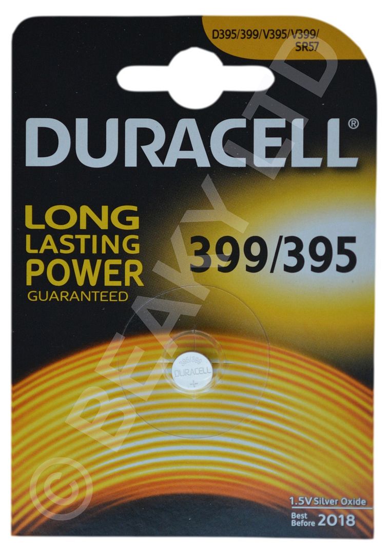 Genuine Duracell 399 SR927W Silver Oxide Watch Battery 1.55v [1Pack